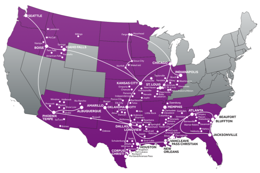Sparklight Service Map